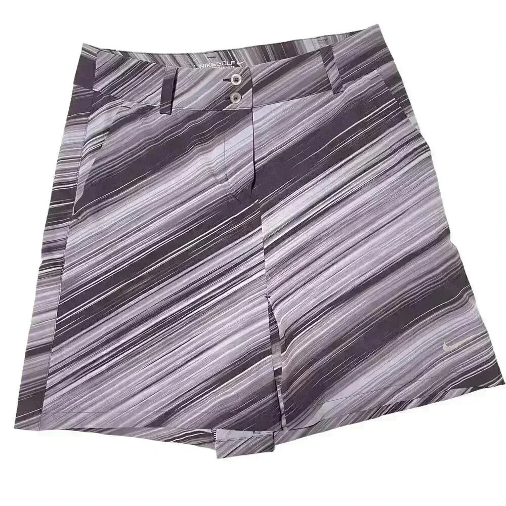 Nike Golf Tour Performance Skort Skirt Womens Size 0 Dri-Fit Purple -Pockets